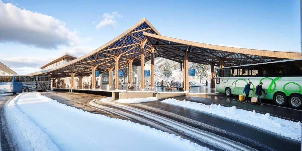 Création de 2 ombrières photovoltaïques à Bourg-Saint-Maurice