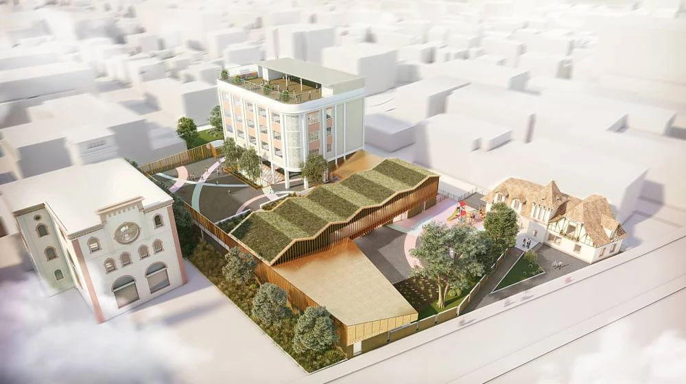 Construction du groupe scolaire « Simone Veil » à Schiltigheim