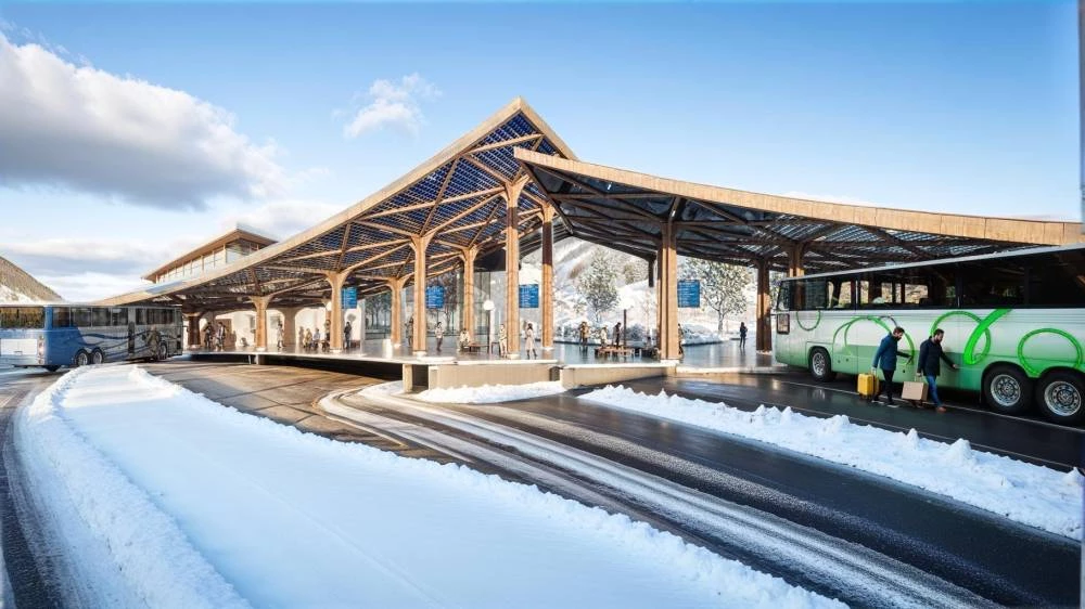 Création de 2 ombrières photovoltaïques à Bourg-Saint-Maurice