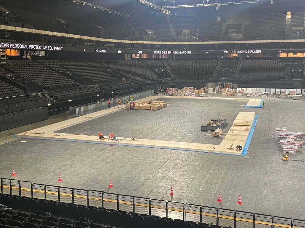 Piscines éphémères pour les Jeux Olympiques à Paris