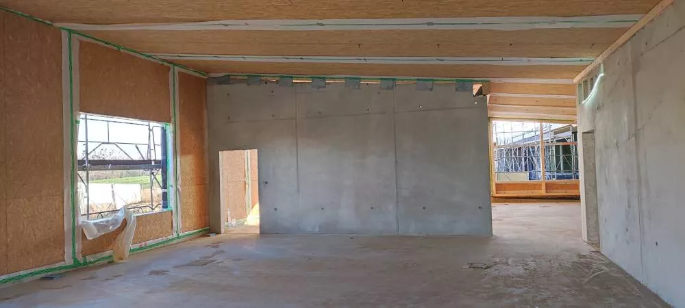Vue intérieure d’une salle de classe