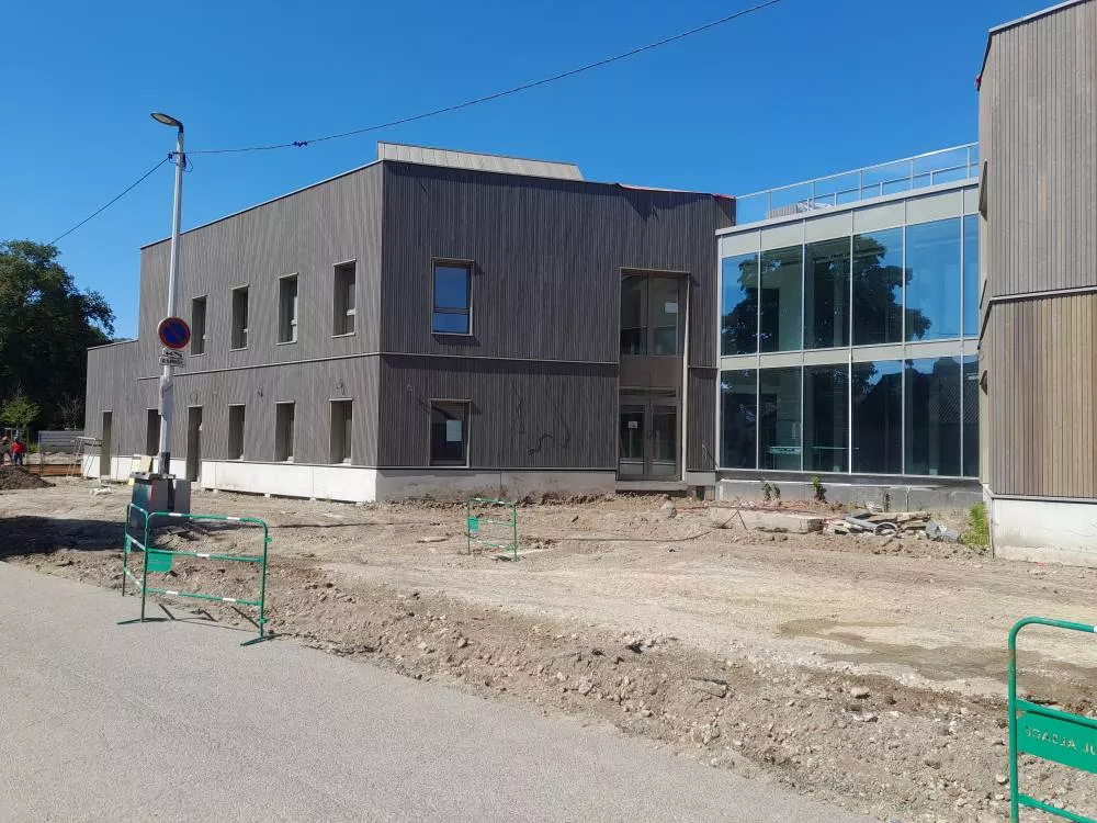 Vue extérieure sur le restaurant
