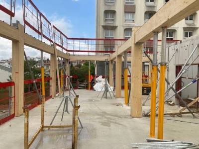 Crdit photo ARBONIS : Vue sur un plancher courant