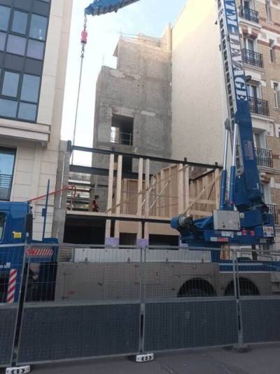 Cr�dit photo EDWOOD : D�marrage de la pose du P.H. R+1