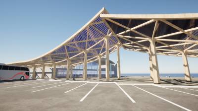 Cr�dit photo SP Architecte : Perspectives du projet