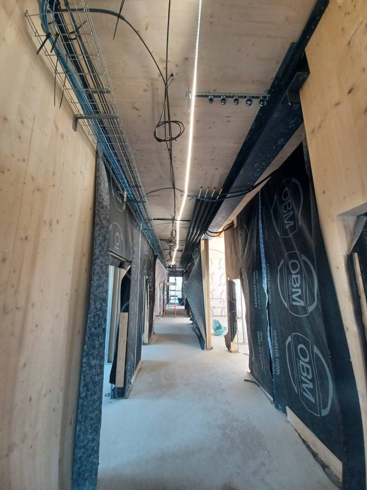 Cr�dit photo OBM Construction : Second-�uvre en cours