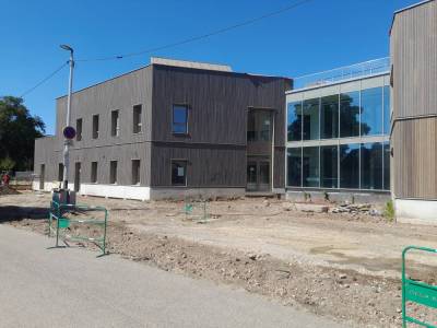 Vue ext�rieure sur le restaurant