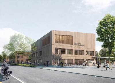 Cr�dit photo AGENCE MW : Perspective du projet - C�t� � Rue �