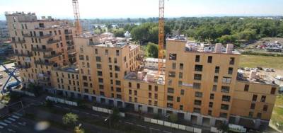 Structure achev�e - Cr�dit photo Eiffage Construction
