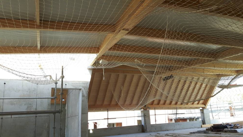 Cr�dit photo Martin Fils - Pose de la structure