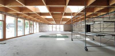 Crdit photo BALLAST Architectes : Structure bois type treillis