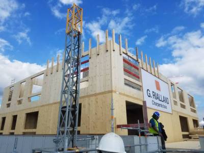 Cr�dit photo RIALLAND : Pose du P.H. R+15